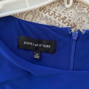 Jones New York Royal Blue Jersey dress size 10